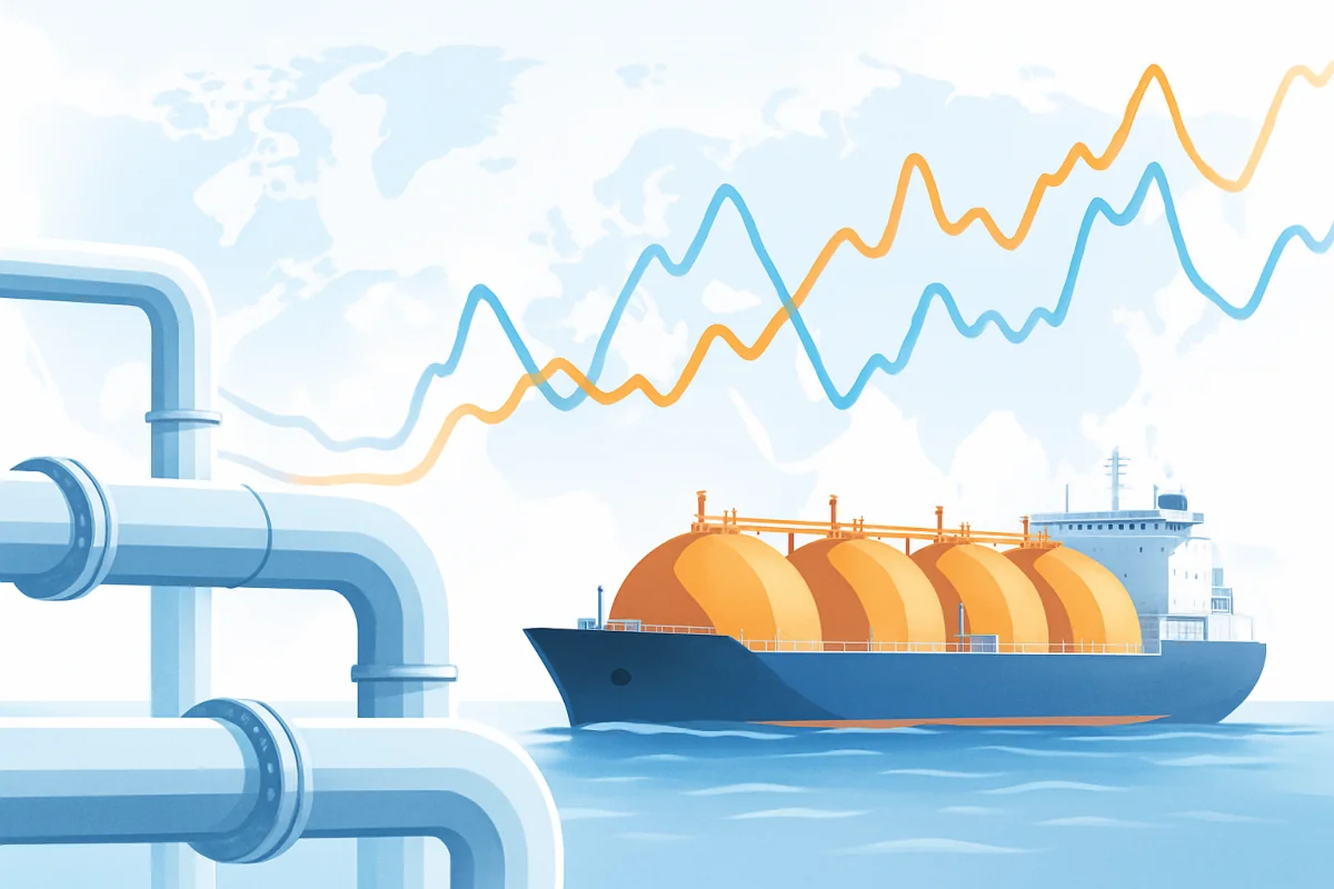 Мировые цены на природный газ и СПГ: газопроводы, танкеры-газовозы и биржевые котировки
