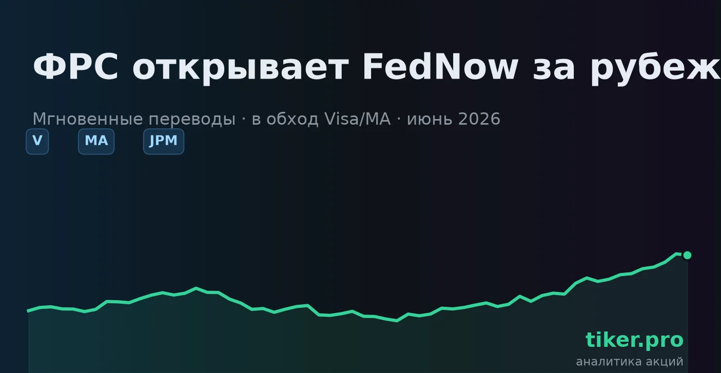 ФРС открывает FedNow для зарубежных переводов: чем это грозит Visa и Mastercard
