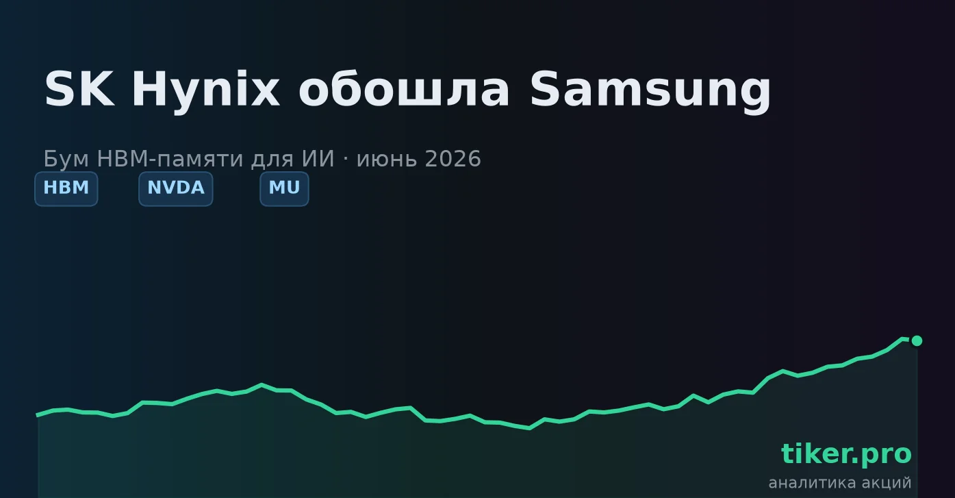 SK Hynix обогнала Samsung: бум HBM-памяти для ИИ меняет рынок чипов