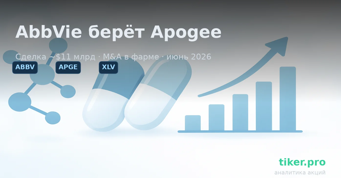 AbbVie покупает Apogee Therapeutics за ~$11 млрд: сделка и новая волна M&A в фарме