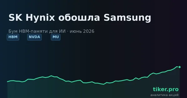SK Hynix обогнала Samsung: бум HBM-памяти для ИИ меняет рынок чипов