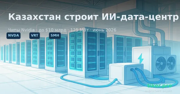 Казахстан строит ИИ-дата-центр на чипах Nvidia: «Data Center Valley» до $10 млрд