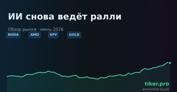 Рынок в июне 2026: ИИ снова ведёт ралли, а ФРС добавляет нервозности