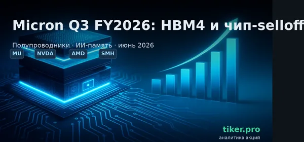 Micron отчитывается сегодня: $35 млрд выручки, рекордная маржа и HBM4 на фоне чип-selloff