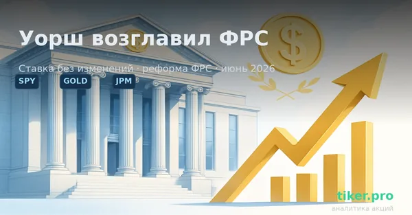 Уорш возглавил ФРС: ставку сохранили, но намекнули на повышение — что это значит для рынков и золота