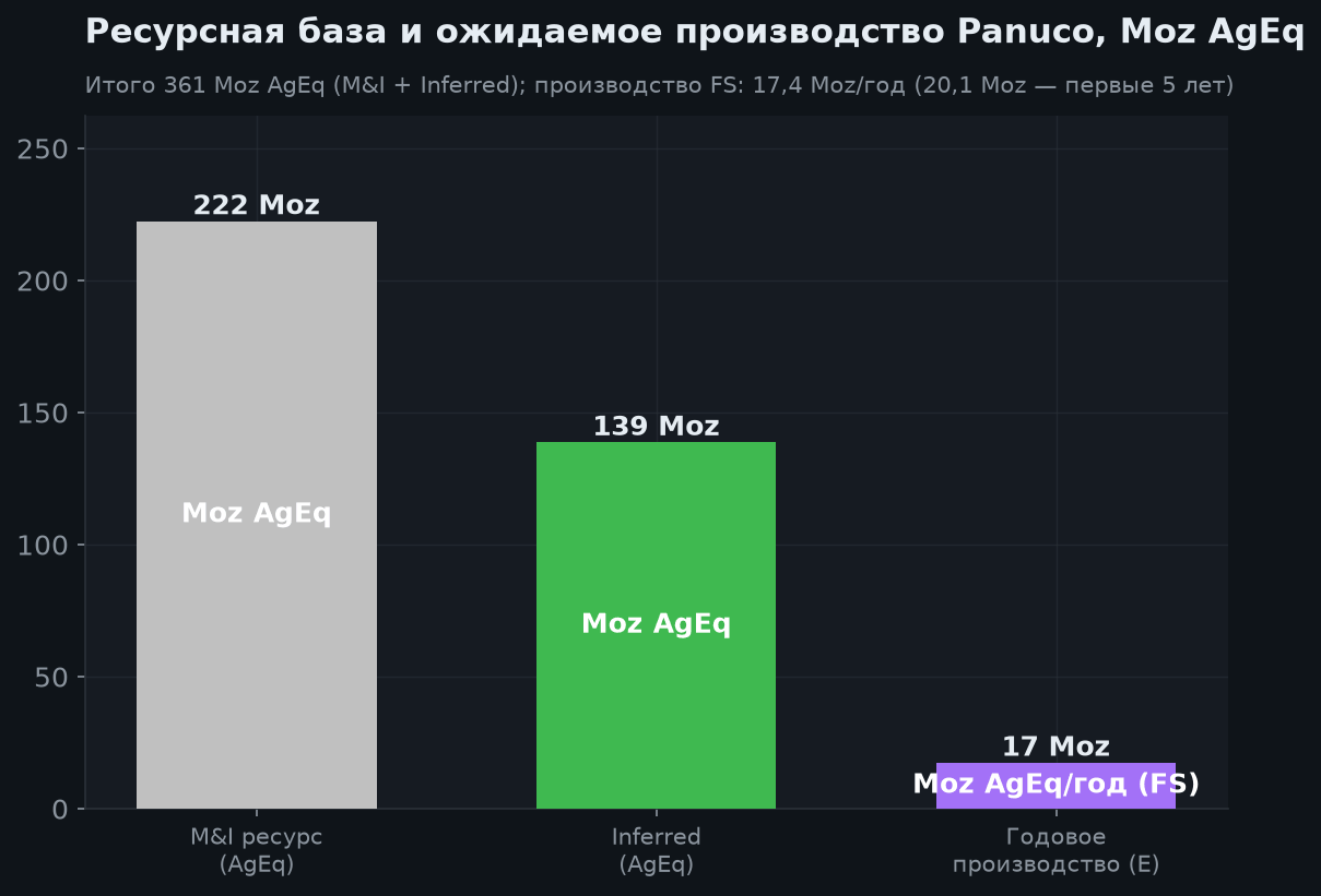 3. Проект Panuco: ресурс и производство